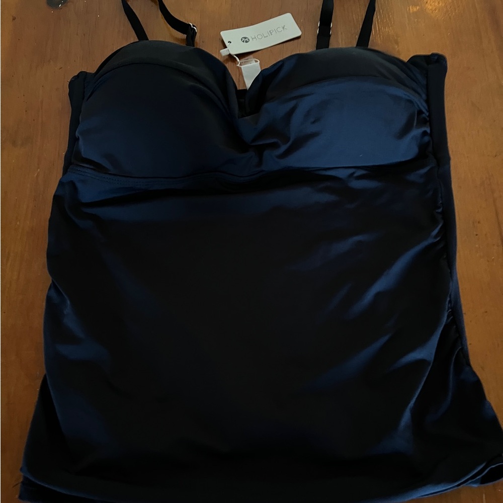 NWT Holipick Black Tankini Size 2XL